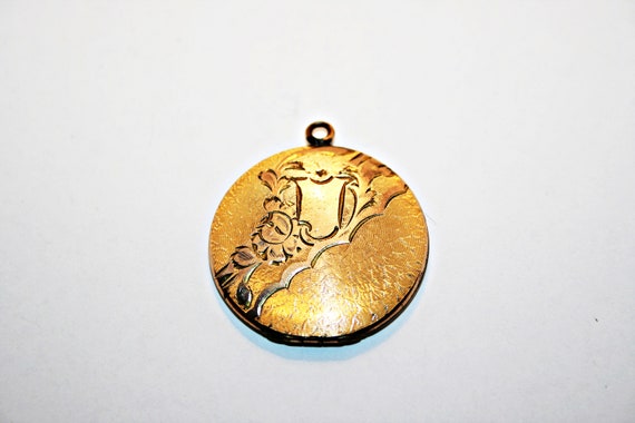 Antique Victorian Gold Filled Locket Locket with … - image 9