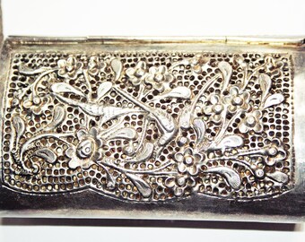 Antique Cambodian Handcrafted Silver Plated Clutch - Etsy Antique Cambodian Handcrafted Silver Plated Clutch - Etsy