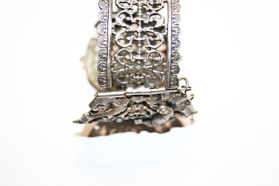 RARE Antique Masonic Shriners Cuff Bracelet - image 6