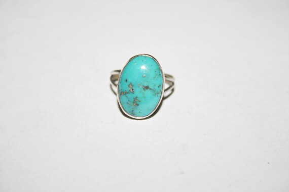 Size 8 - Southwestern Turquoise and Sterling Silv… - image 3