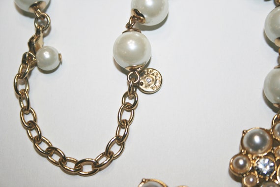 Vintage Talbots Faux Pearl Beaded Necklace - image 5
