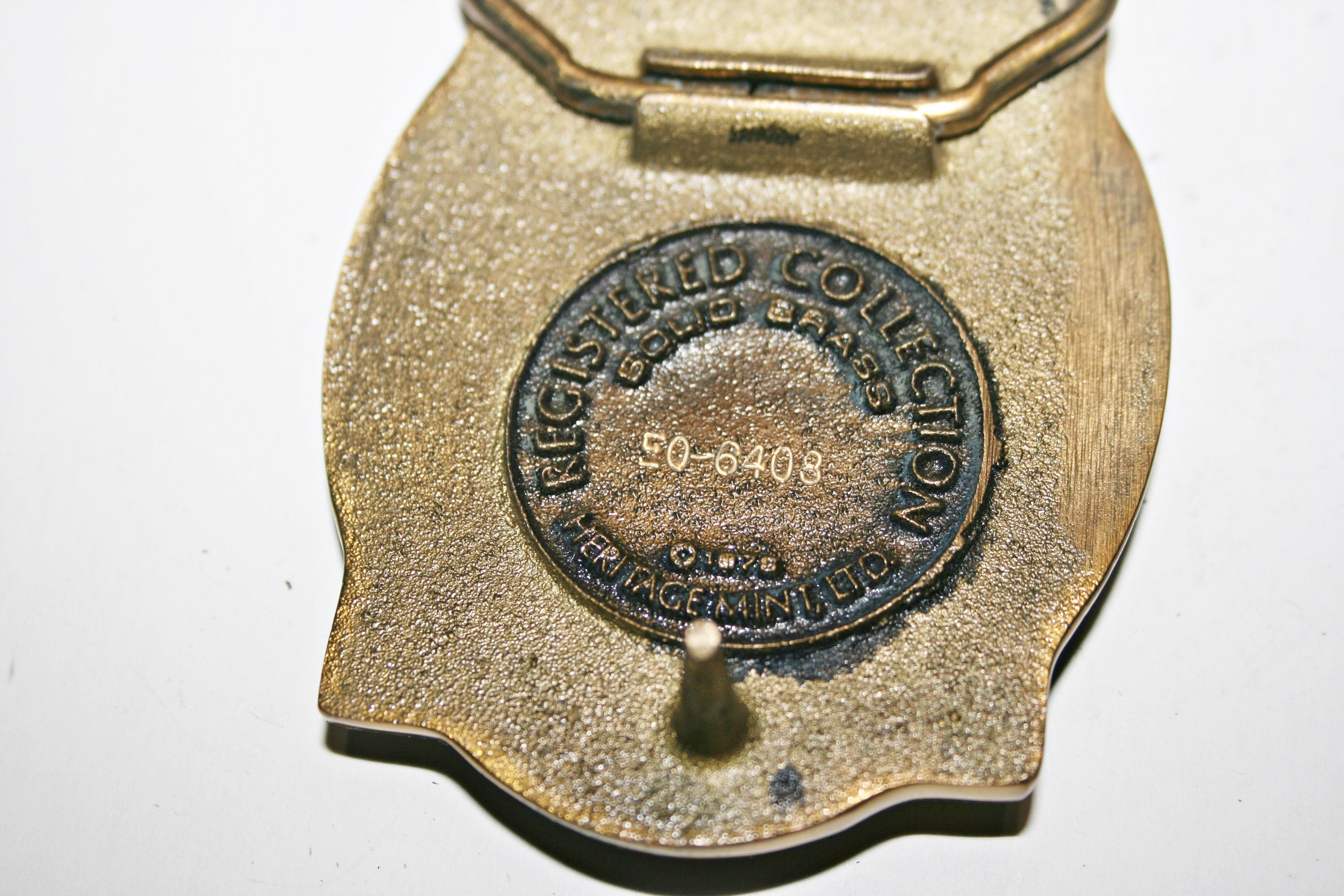 Vintage Heritage Mint Registered Collection Solid Brass Etsy