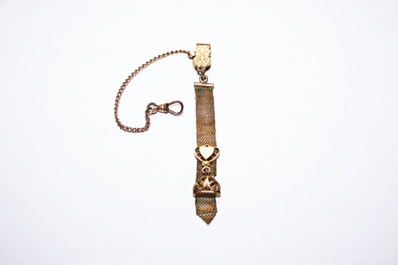 c1900s Antique Edwardian Gold Filled Watch Fob