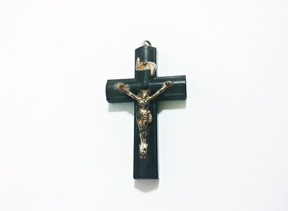 スタンホープ顕微鏡写真付きアンティークブラックベークライトまたは