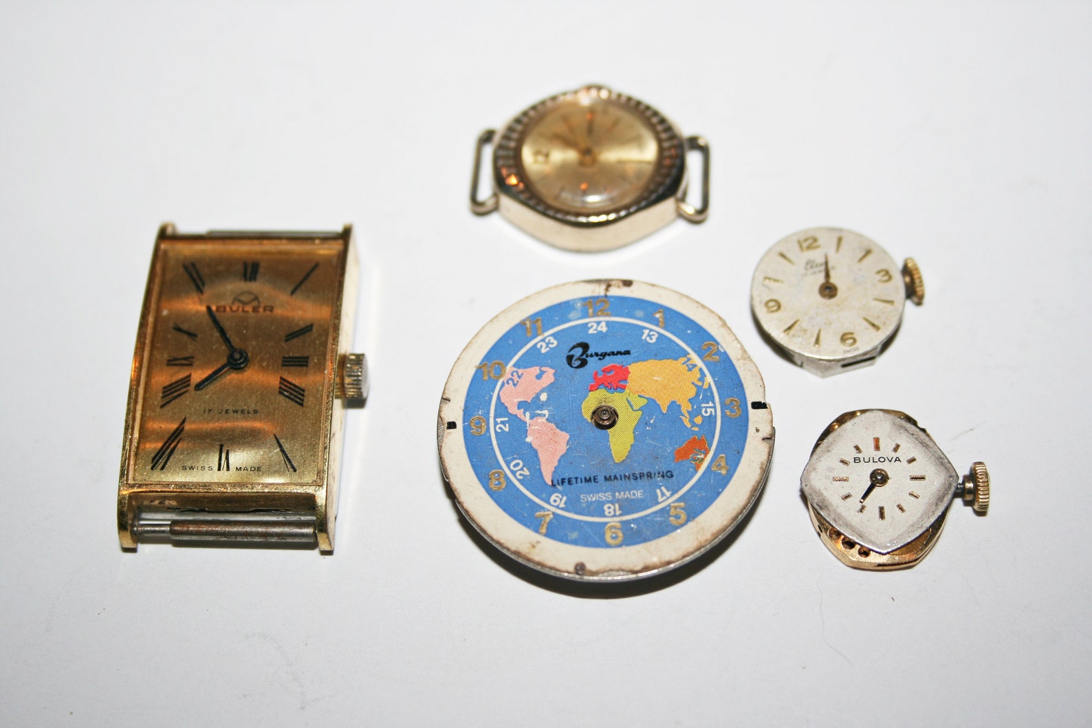 Vintage Watch Movements for Repair or Reuse Etsy