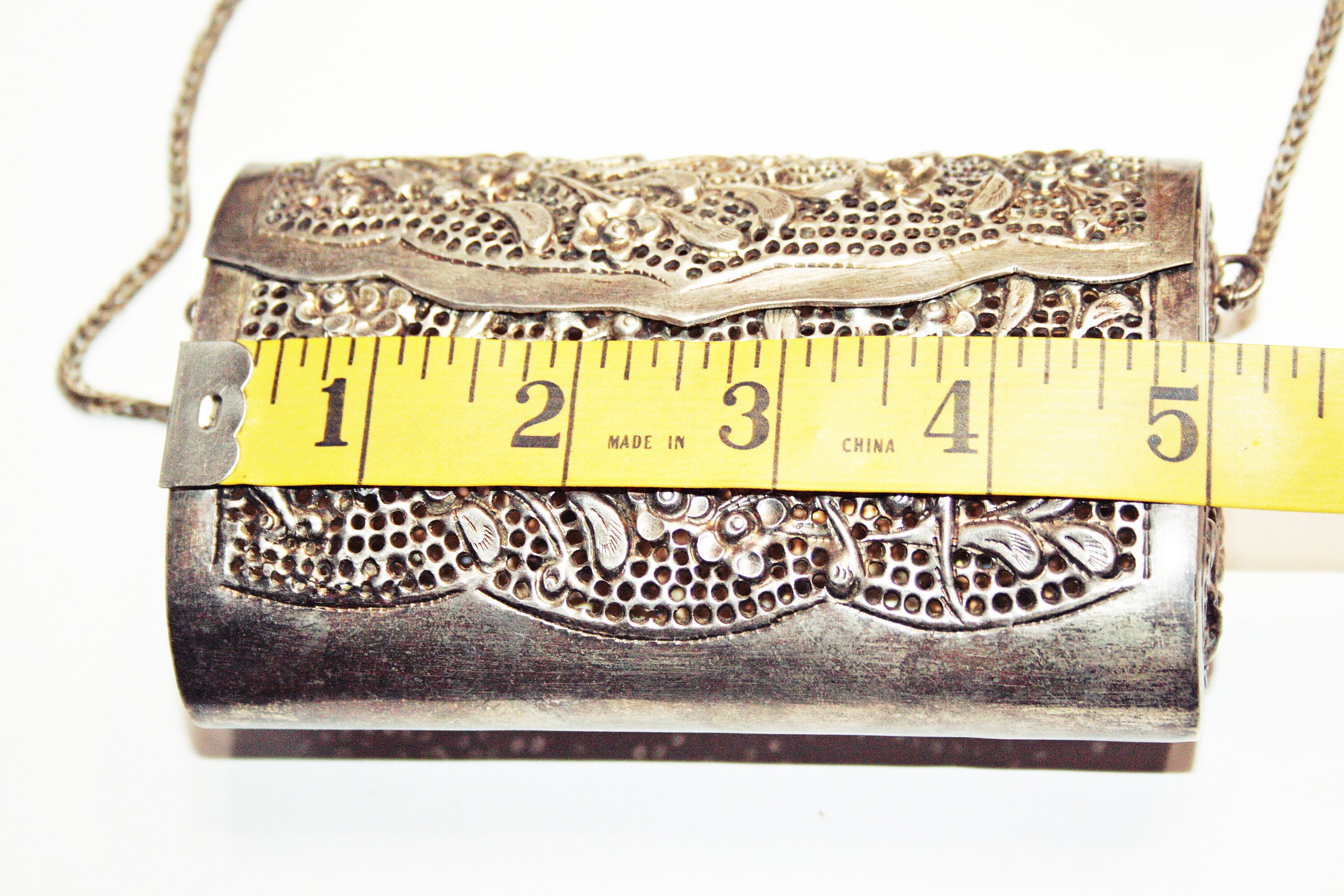 Antique Cambodian Handcrafted Silver Plated Clutch - Etsy Antique Cambodian Handcrafted Silver Plated Clutch - Etsy