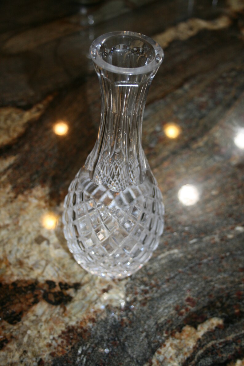 Waterford Crystal Pitcher Vase Carafe Decanter Designer Signed Etsy