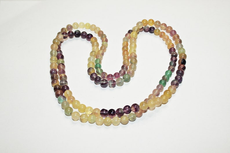 Vintage Beaded Fluorite Necklace