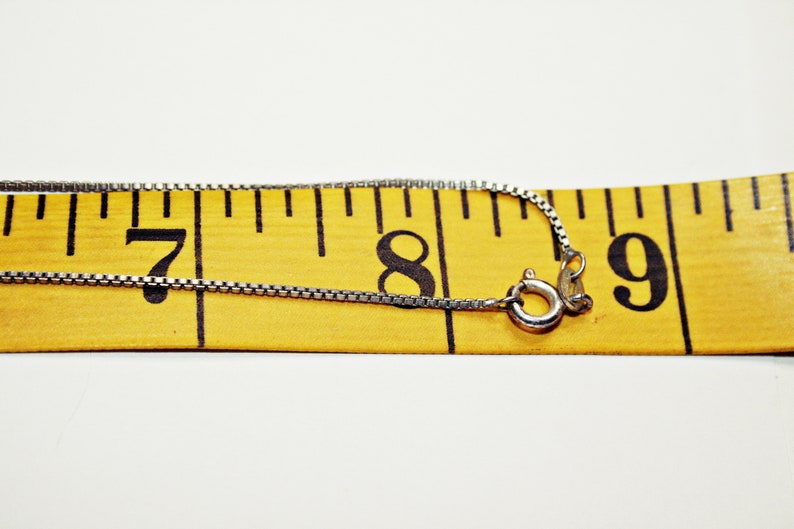 Vintage Sterling Silver Mini Prayer Box Pendant Necklace on Sterling Chain