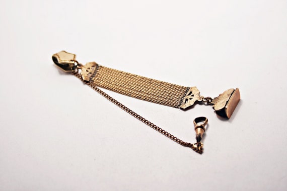 c1900s Antique Edwardian Gold Filled Watch Fob