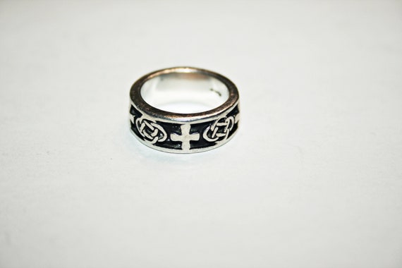 Size 5 - Vintage Sterling Silver Celtic Knot and … - image 3