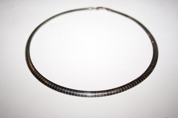 Sterling Silver Collar Necklace - image 7