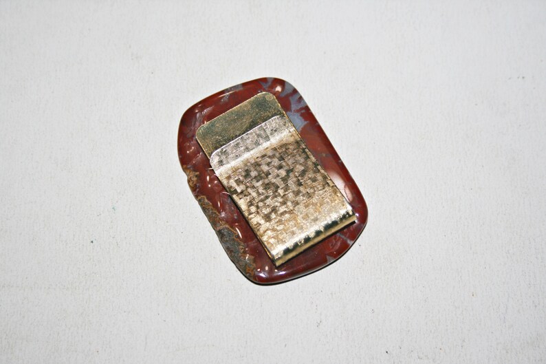 Vintage Agate Money Clip