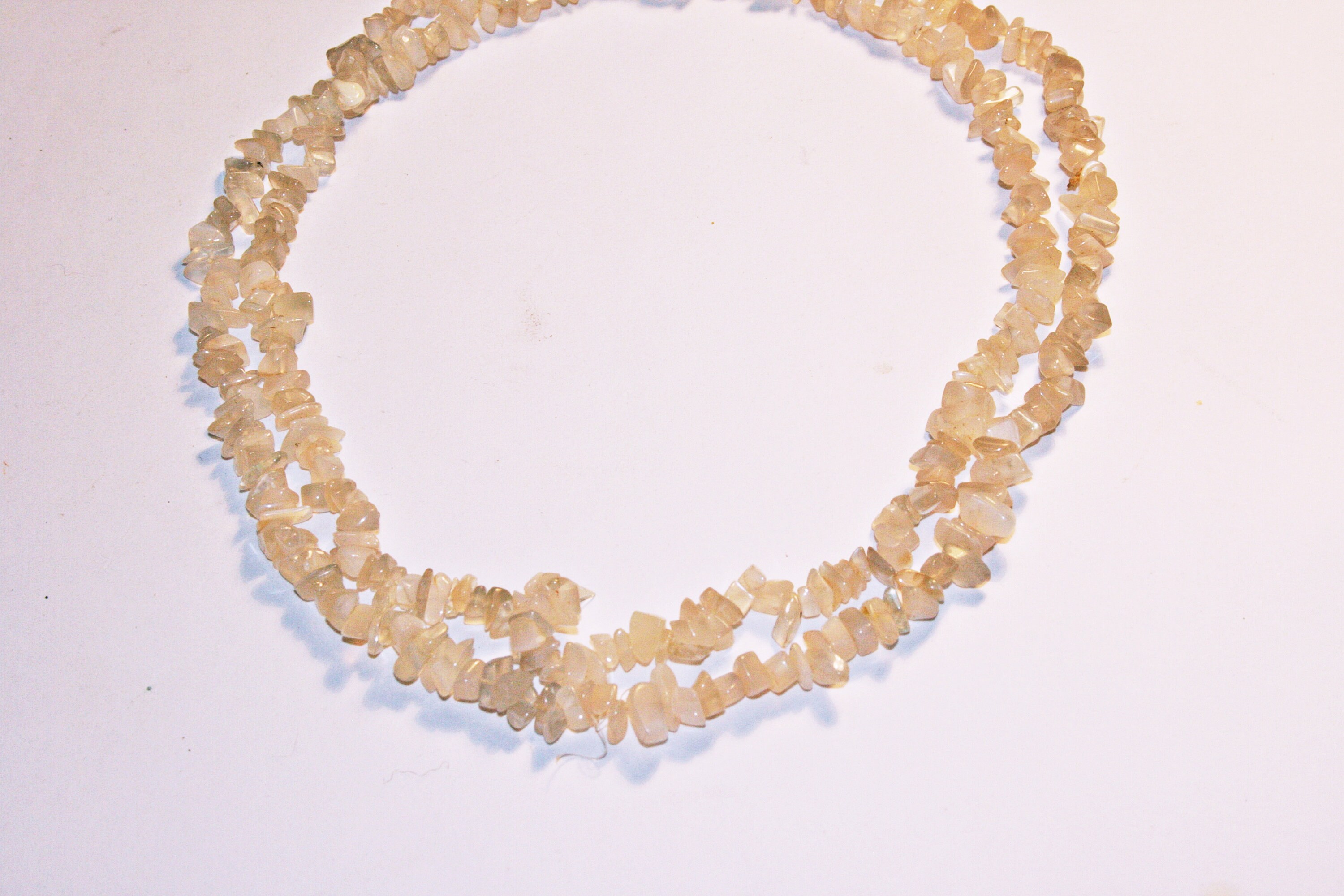 Vintage Crystal Chip Necklace Etsy