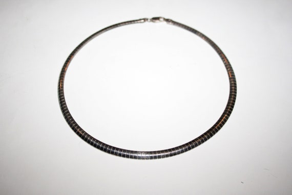 Sterling Silver Collar Necklace - image 1