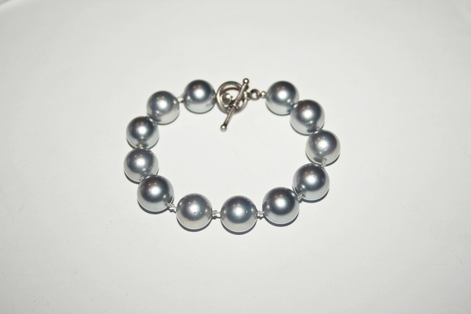 Vintage 11mm Faux Pearl Bracelet Etsy