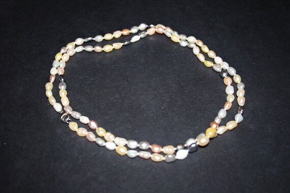 Vintage Genuine Freshwater Pearl Necklace - image 7