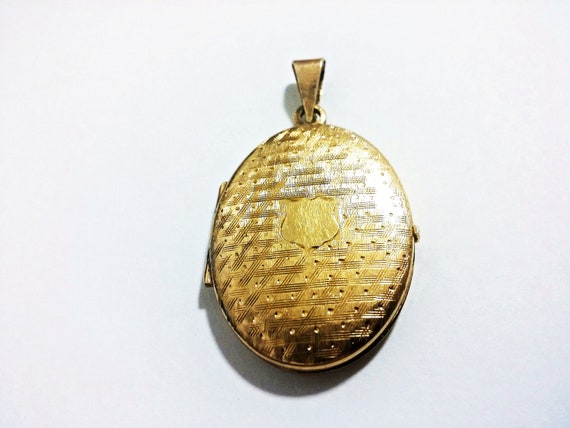 Antique Victorian 835 Silver Vermeil Locket - image 1