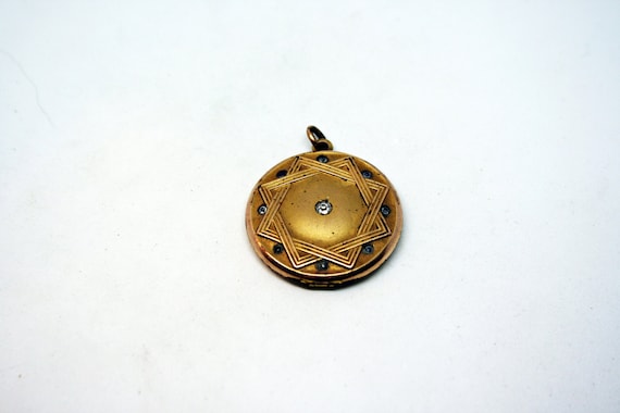 Large Antique Victorian Gold Filled Locket