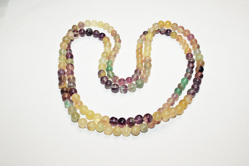 Vintage Beaded Fluorite Necklace