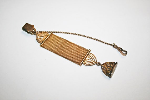 c1900s Antique Edwardian Gold Filled Watch Fob