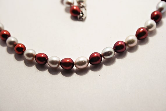 18" Vintage Genuine Freshwater Pearl Necklace - image 5