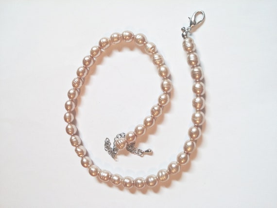 Vintage Faux Pearl Necklace - image 5