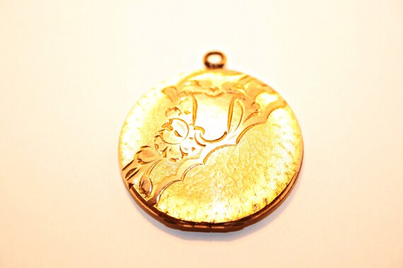 Antique Victorian Gold Filled Locket Locket with … - image 4