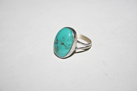 Size 8 - Southwestern Turquoise and Sterling Silv… - image 5