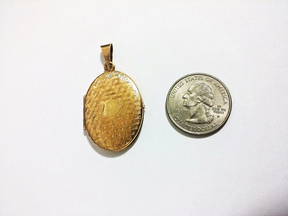 Antique Victorian 835 Silver Vermeil Locket - image 5