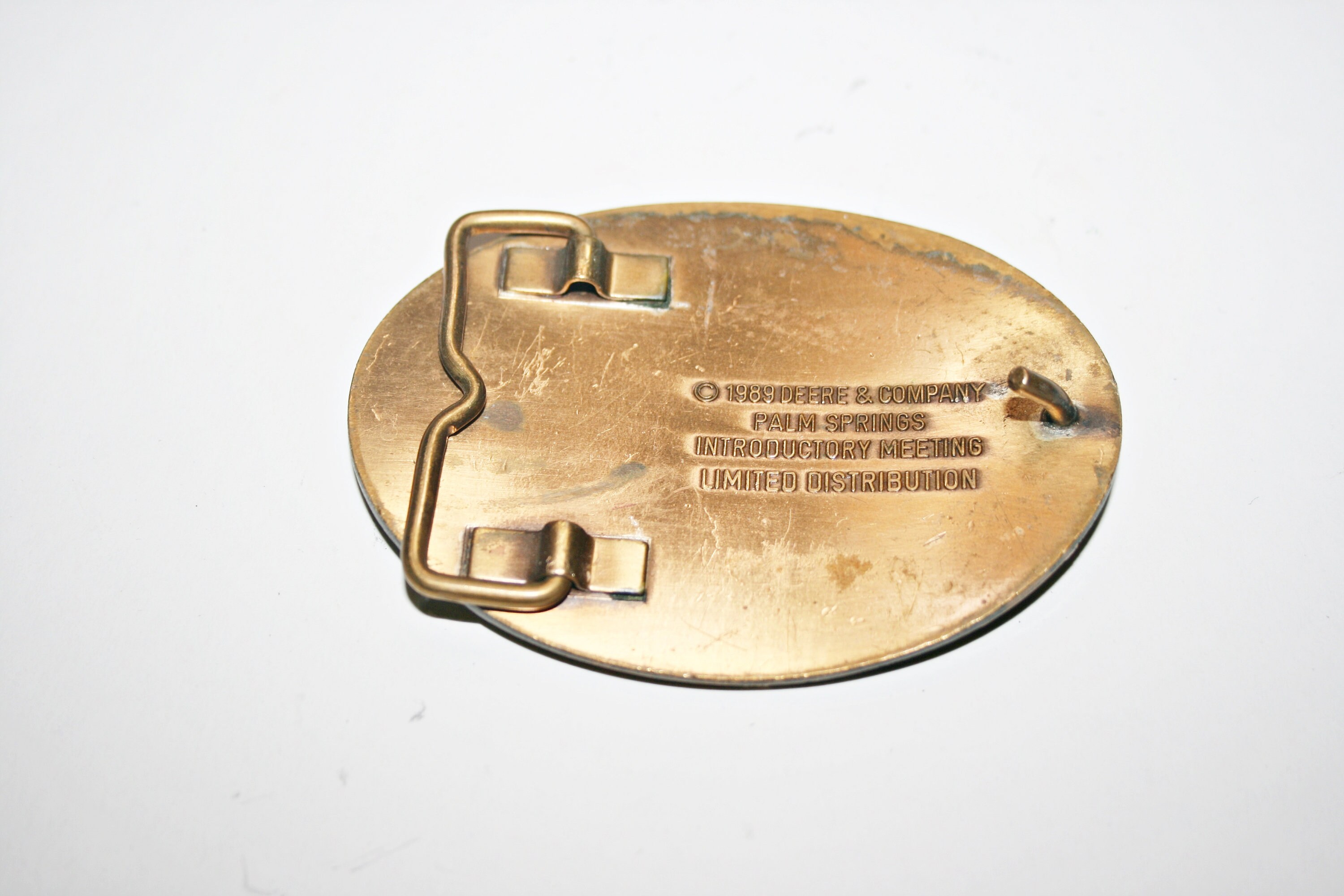 1985 Gouden John Deere Gesp *Nieuw* Accessoires Riemen & bretels Riemgespen 