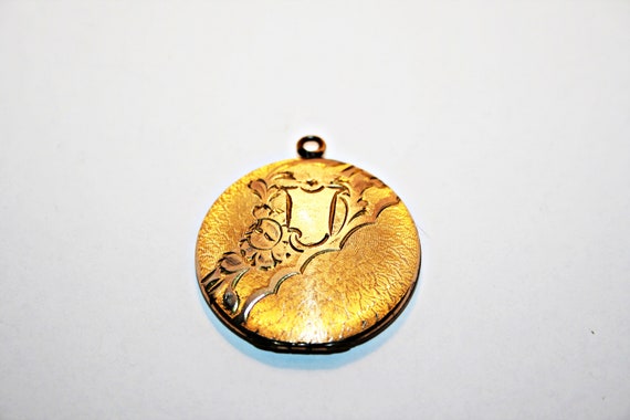 Antique Victorian Gold Filled Locket Locket with … - image 1