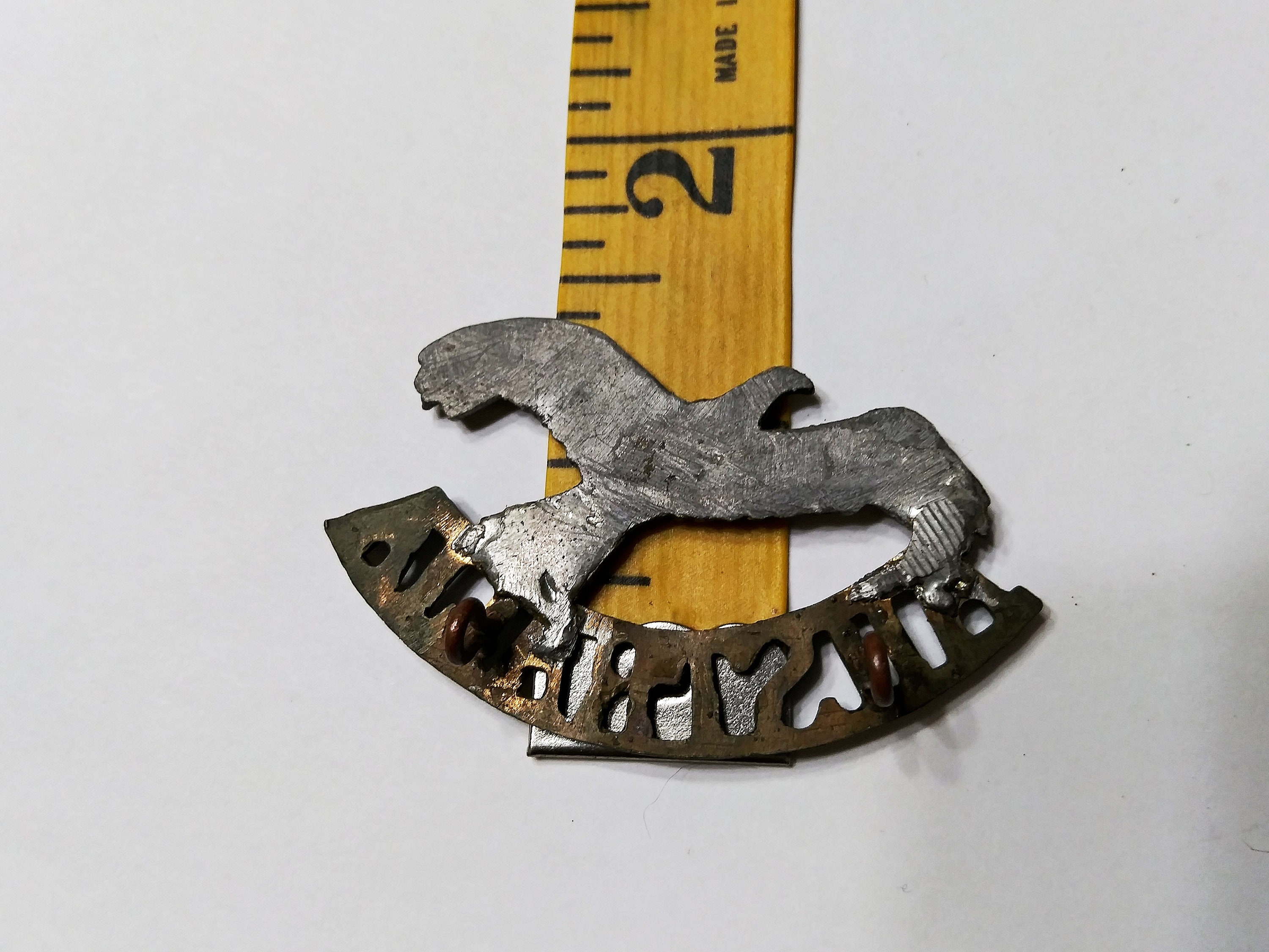 Rare WWII or WWII Australian Air Force Trench Art Cap Badge - Etsy