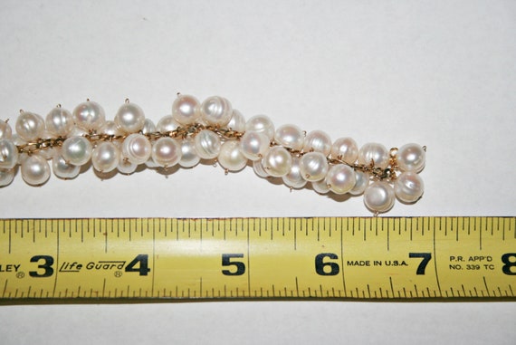 Vintage 18k Gold Filled Genuine Freshwater Pearl … - image 3