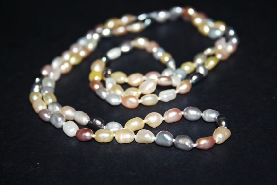 Vintage Genuine Freshwater Pearl Necklace - image 6