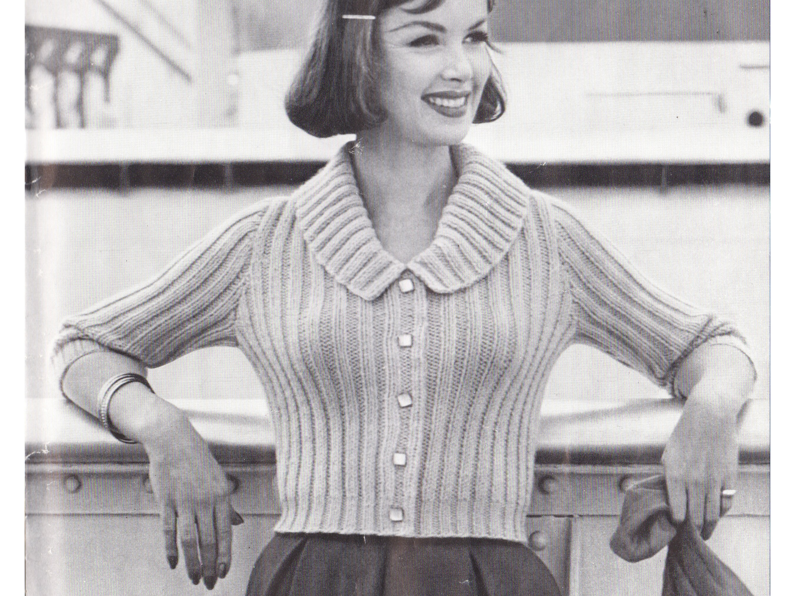 ANDMARY Hug knit cardigan light gray トップス Hug knit