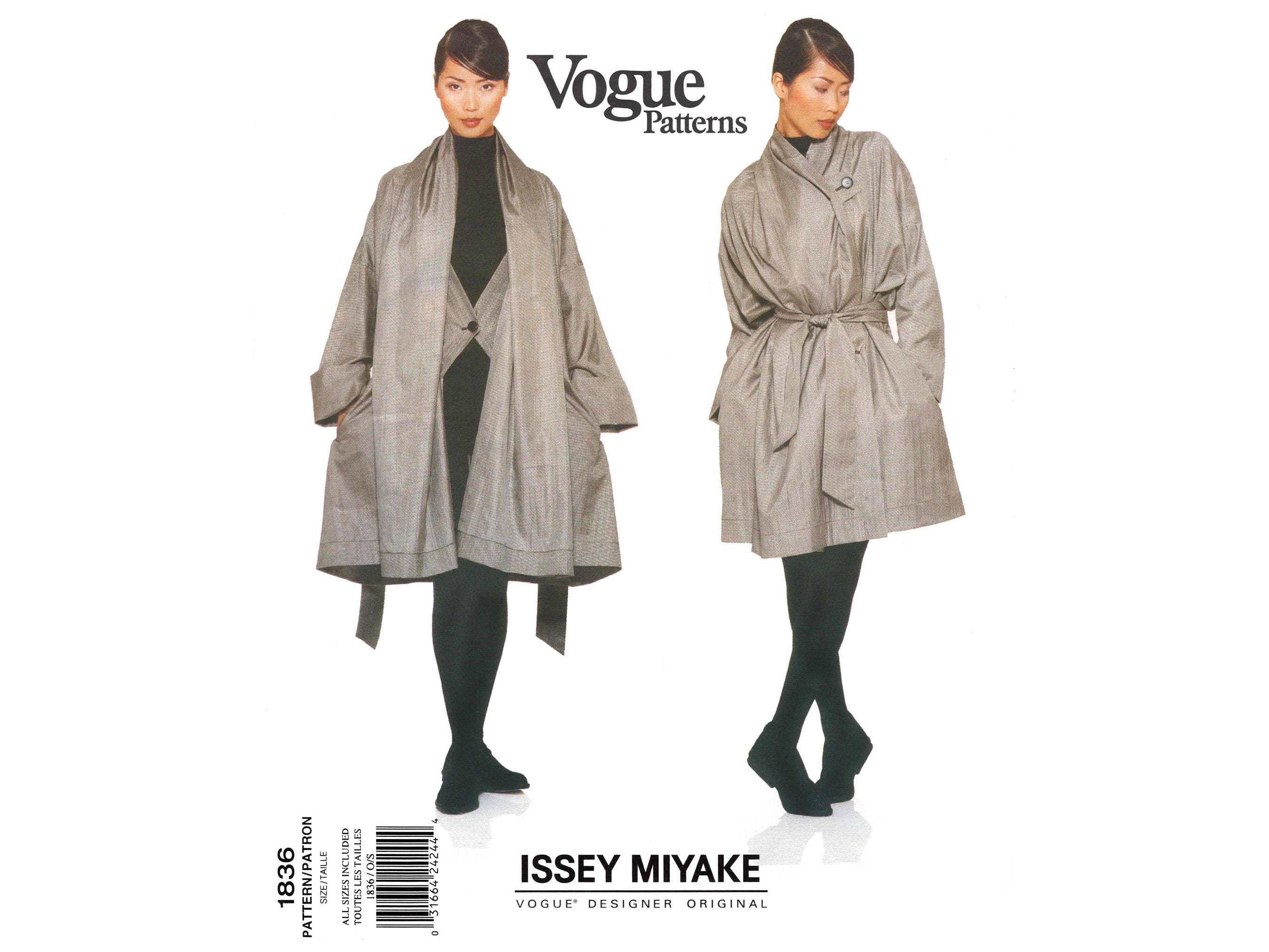 激レア　80s〜vintage ISSEY MIYAKE 大判デザインshawl Issey Miyake Wide Leg Pants & Very Loose Fitting Top Pattern