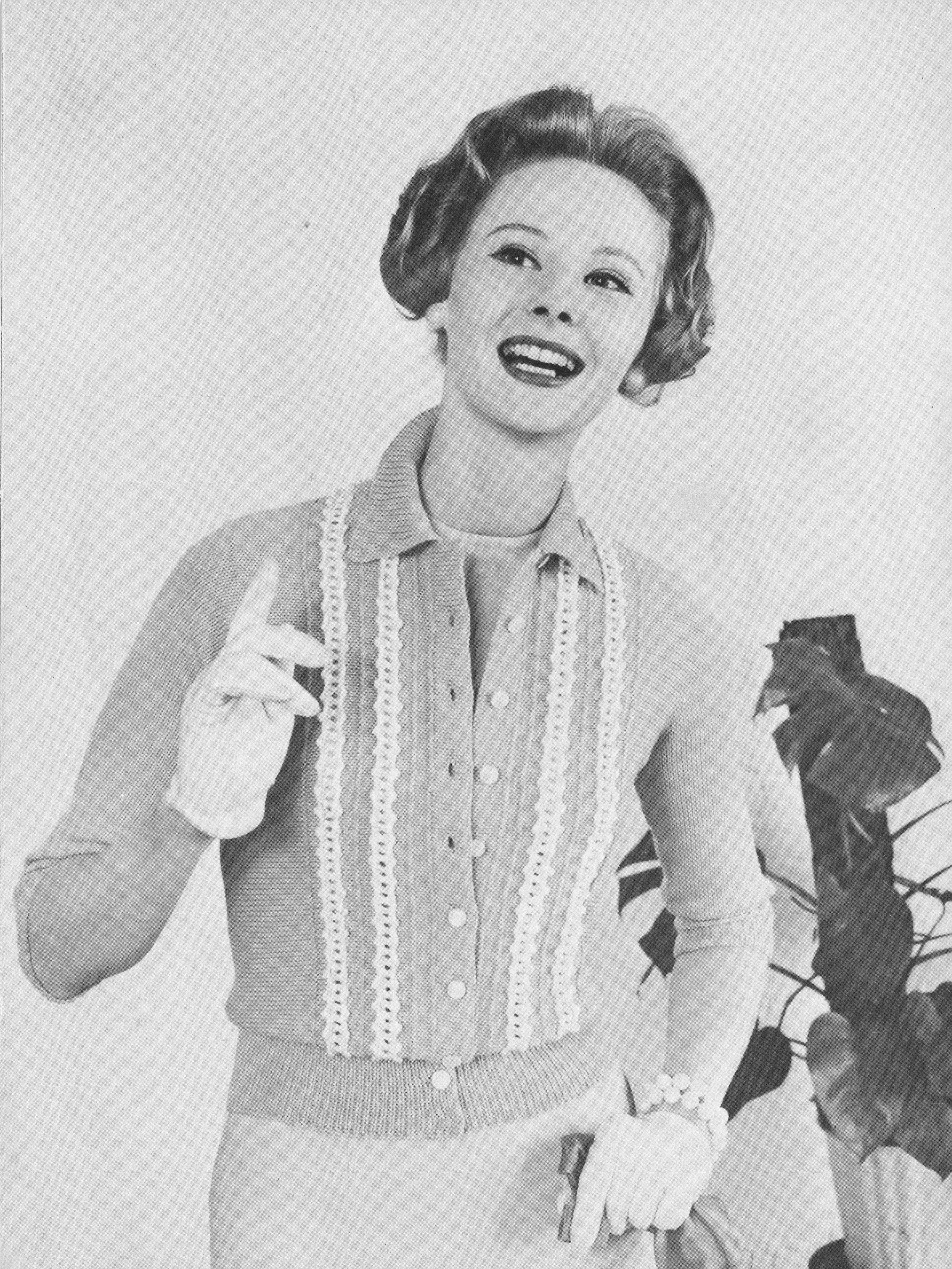Harding Pattern 1950s Knitting Pattern Book: Harding Handknits for Ladies (PDF Pattern ...