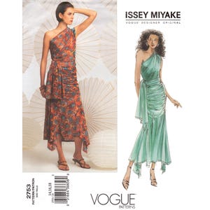 Vogue Designer Schnittmuster 2753 Issey Miyake Zweiteiler Kleid V2753