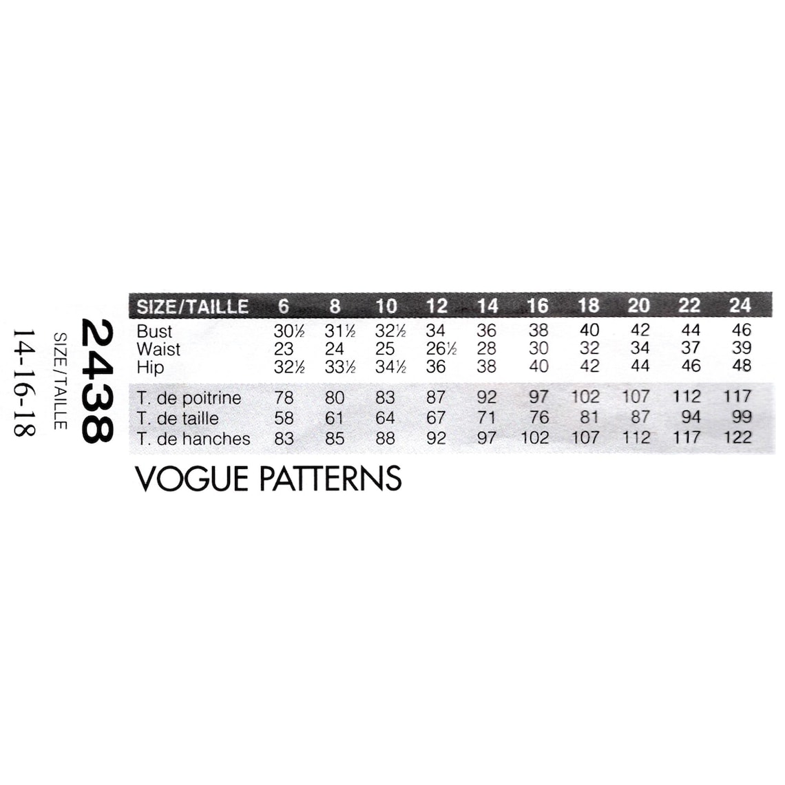 Vintage Issey Miyake Wrap Dress Sewing Pattern, Vogue 2438 (sizes 14-18 ...