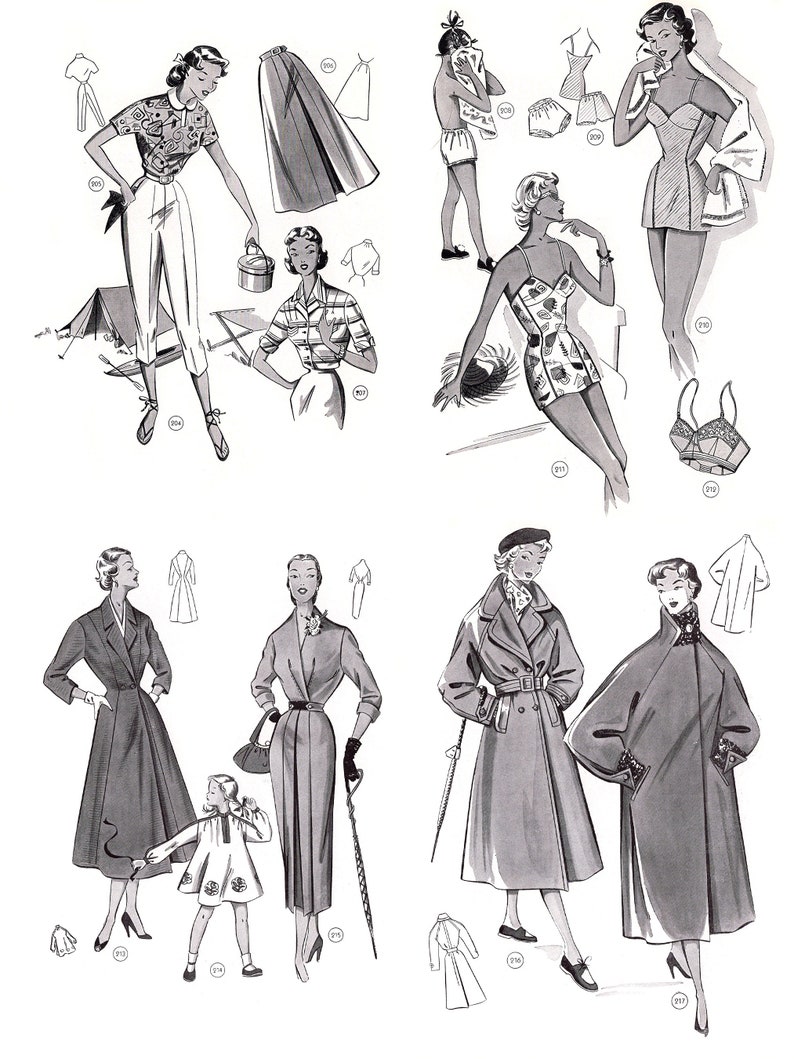 1950s Fashion Pattern Drafting Book 200 Vintage Styles PDF Download 1950s Fashion Pattern Drafting Book 200 Vintage Styles PDF Download