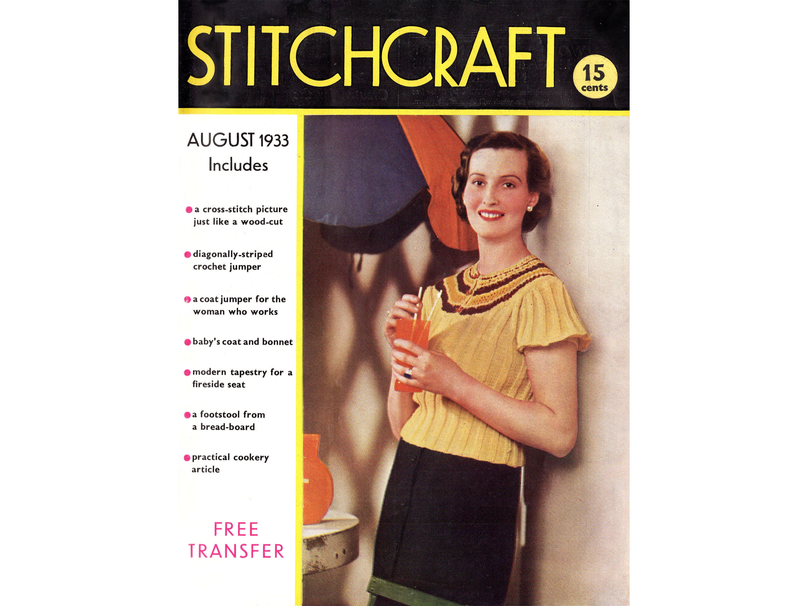 39 Crochet Jacket Patterns with Cardigans, Vests, and Hooded Styles 14 1930s Stitchcraft Knitting & Crochet Patterns: Sweaters