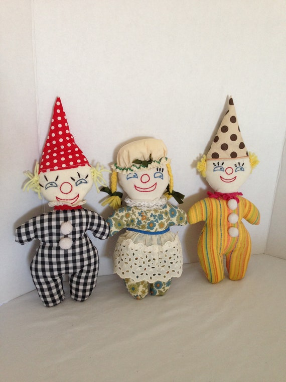 clown rag doll
