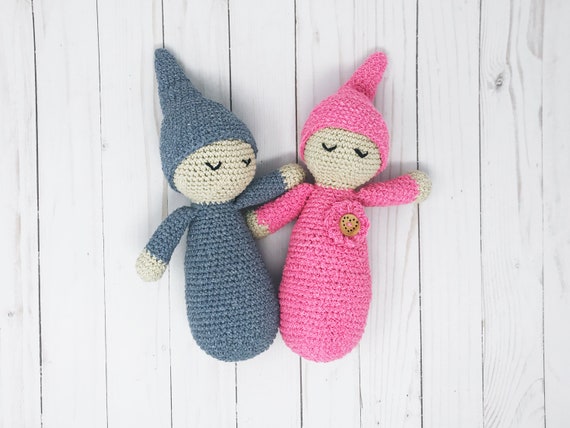 hand knit dolls