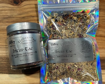 Intui-Tae - Sparkling Adaptogenic Glitter Tea for Enhanced Focus--Edible Glitter Tea, Drink Glitter, Herbal Tea