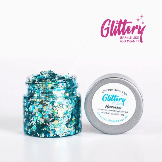 Mermaid Face Painting Party with Mermaid Bling, Glitter Gloss