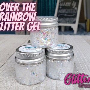 Over the Rainbow - Glittery -Chunky Glitter Gel- Festival glitter .65 oz
