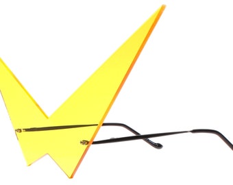 Triangle Sunglasses Etsy