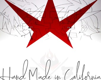 thumbnail image 2 of Tengen Toppa Simon Anime Costume Cosplay Red Starfish Sun Glasses, Medium1 2 of 10