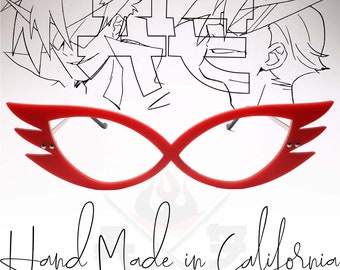 Sailor V Inspired Red Eyewear Glasses